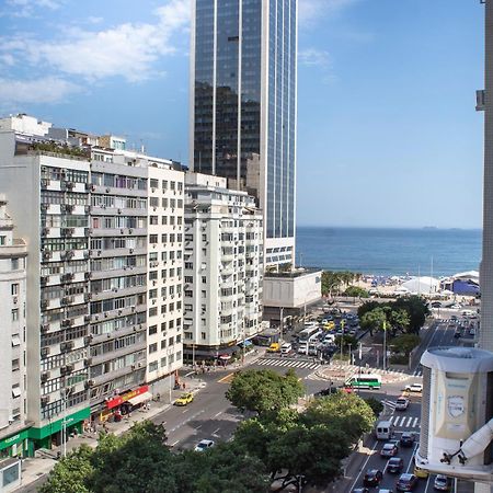 Apartamento Completo Na Praia De Copacabana 02 Quartos Com Vista Lateral Mar Em Andar Alto, Ar, Wifi , Netflix, Pauloangerami Rmvc18 Rio de Janeiro Bagian luar foto